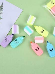 6pcs Mixed Color Highlighter Pen