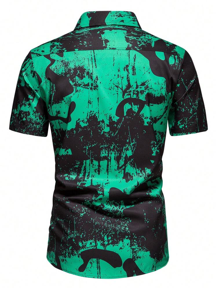 Manfinity LEGND Men Graphic Print Shirt Without Tee - Multicolor - View 2