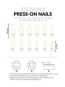 24pcs Full Cover Coffin Shape Fake Nails With 3D Moon Design & 1pc Double-Sided Nail Jelly Glue & 1pc Nail File Press On Nails Nail Supplies