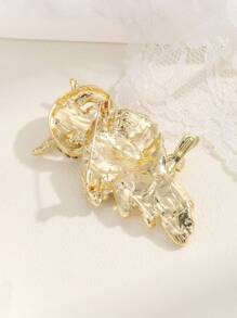 水鑽貓頭鷹設計胸針 - 彩色 - 查看 2