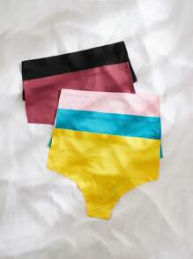 大碼5入組素色簡約風內褲