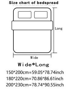 1pc Letter & Corn Pattern Quilted Quilt, Modern Fabric Soft Bedspread For Bedroom, Summer - Multicolor - View 2