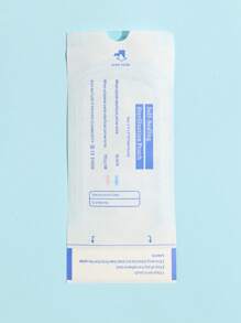 10入組美甲工具一次性消毒袋和帶砂條儲物袋鋼製推桿