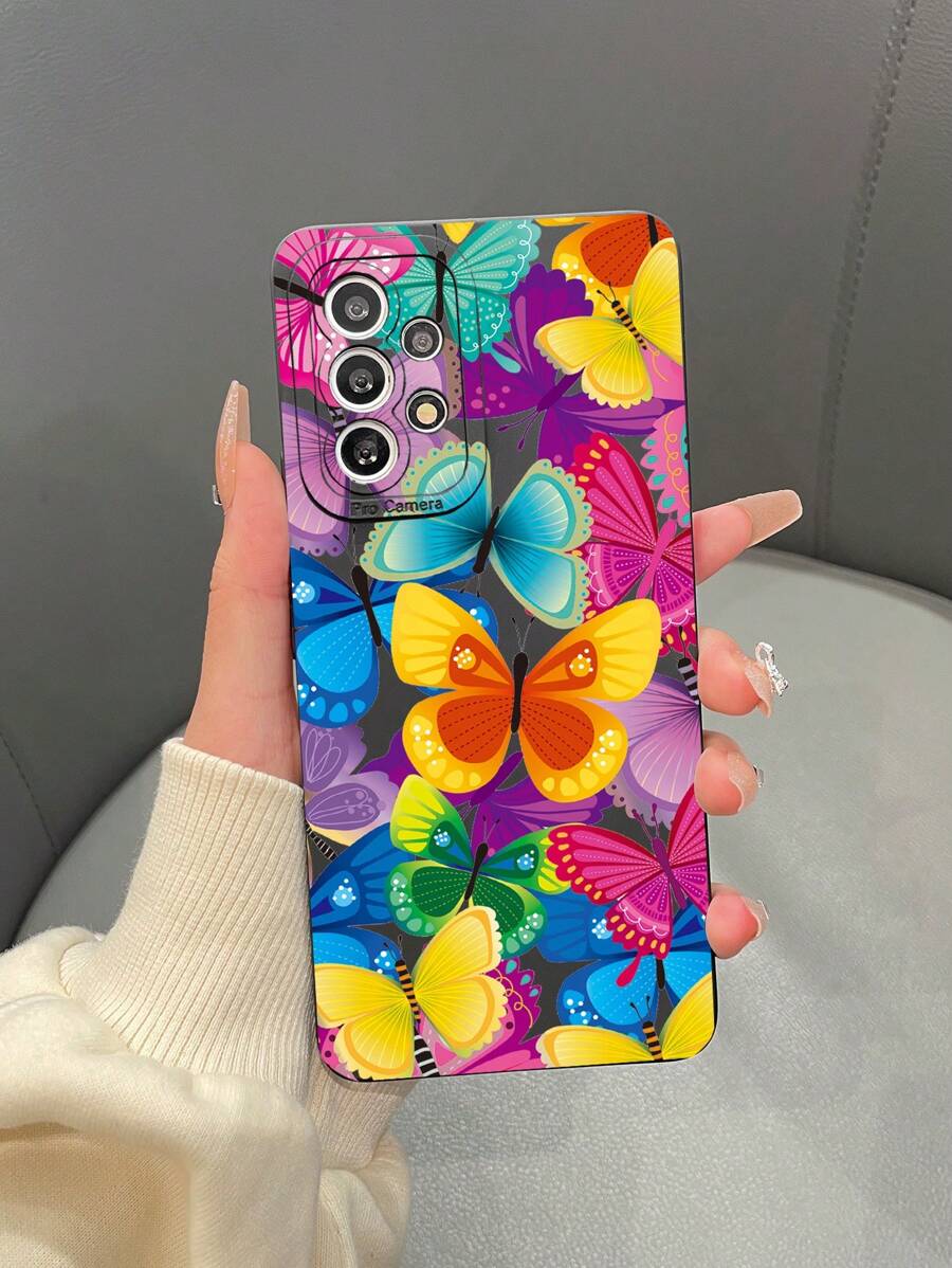 Butterfly Pattern Phone Case,International Version, Not The Domestic Version - Multicolor - View 1