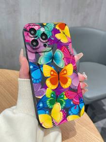 Butterfly Pattern Phone Case,International Version, Not The Domestic Version - Multicolor - View 2