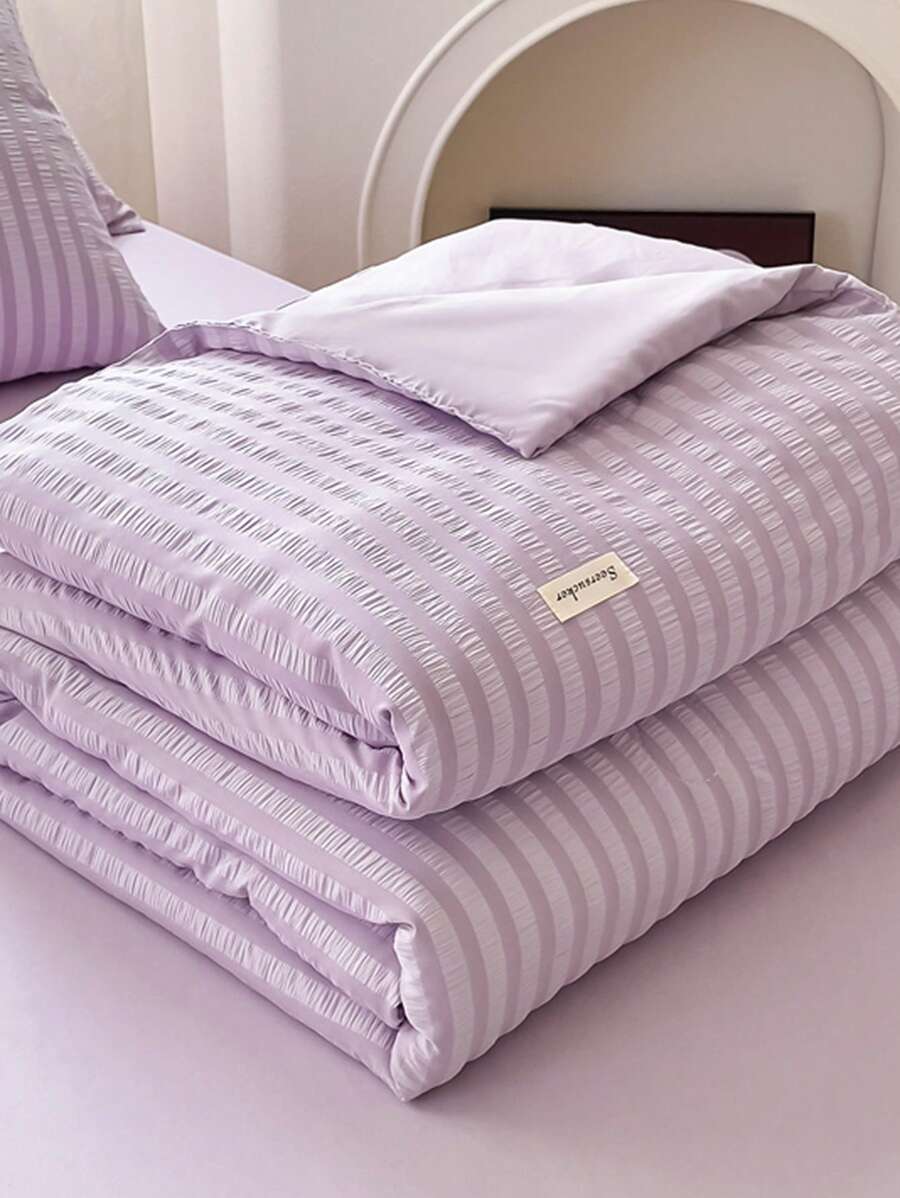 1 Màu Seersucker Mềm Mền, Chất Liệu Vải Hiện Đại Thoải Mái Trải Giường Cho Phòng Ngủ, Mùa Hè - Nhiều màu - Xem 1