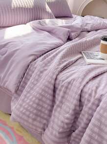 1 Màu Seersucker Mềm Mền, Chất Liệu Vải Hiện Đại Thoải Mái Trải Giường Cho Phòng Ngủ, Mùa Hè - Nhiều màu - Xem 4