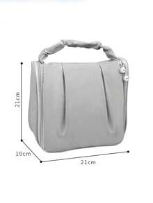 1入組雲朵造型便攜式雙用途化妝包 - 灰色 - 查看 2