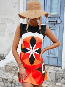 Aveloria Geo Print Tank Dress
