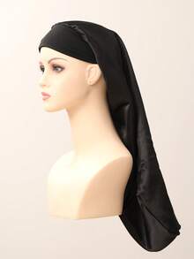 Mũ trùm đầu bằng vải satin, mũ trùm đầu bằng lụa, mũ trùm đầu cỡ lớn khi ngủ, mũ trùm đầu bằng vải satin, dây buộc co giãn dành cho nữ, trở lại trường, vật dụng thiết yếu khi đi du lịch, phụ kiện tóc cho nữ, lược chải ngược, phụ kiện cắt tóc, máy sấy tóc, tóc, thợ cắt tóc, dụng cụ làm tóc, sản phẩm chăm sóc tóc, lược chải cạnh, phụ kiện cắt tóc, máy sấy tóc, đồ dùng cho tóc, keo xịt tóc, sản phẩm cho tóc xoăn - màu đen - Xem 4