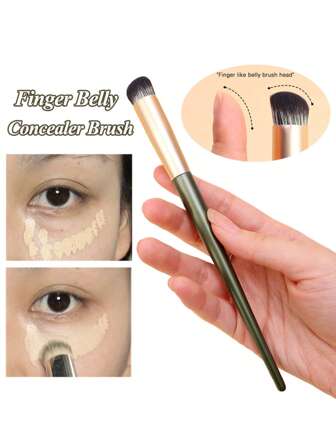 Concealer Brush Foundation Brush Eye Mini Bevel Flat Top Nose Contour Brush 1pc Wooden Handle Concealer,Foundation Brush,Concealer Brush,Blush Brush,Contour Brush,Blush Brush,Bronzer Brush,Powder Brush,Foundation Brush,Blush Brush