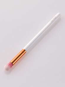 GUJHUI 1pc White Small Eyeshadow Makeup Brush - White - View 4