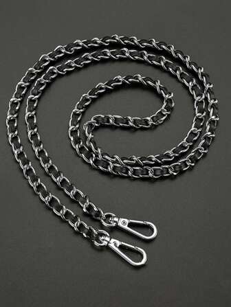 Single Metal Shoulder Strap Chain For Bag Made Of Pu Leather Suitable For Types Of Handbags And Cross-Body Bags