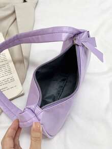 Màu thuần Túi đeo vai , Của phụ nữ Hợp thời Dây kéo Cái túi , Đơn giản Da giả Cái túi - Xem 7