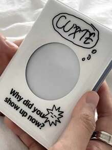 1入組標語圖畫相冊，家用照片卡冊 - 黑與白 - 查看 2