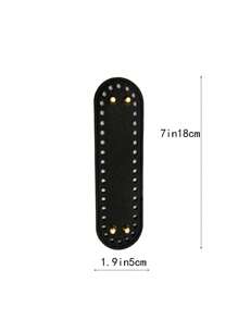 Hollow Out Design Studded Decor Bottom For Bag