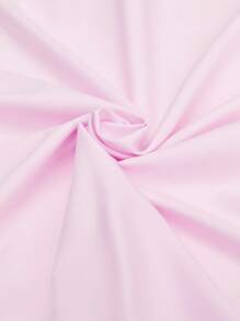 BizChic Solid Button Front Shirt Workwear - Baby Pink - View 9