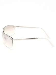 星星細節無框Y2K太陽眼鏡 - 漸層 - 查看 6