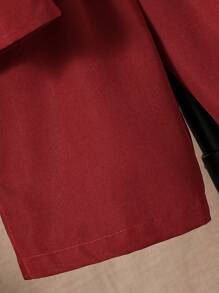 SHEIN Tween Boy Striped Print Shirt & Shorts Without Tee - Multicolor - View 4