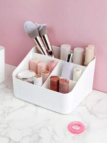 1入組多格桌面收納盒 - 白色 - 查看 1