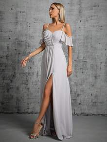 Váy phù dâu - Xám - Xem 6