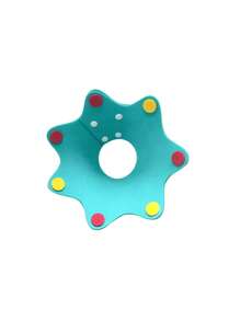 1pc Flower Shaped Pet Recovery Collar For Dog And Cat For Prevent Licking - Blue - View 2