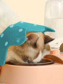 1pc Flower Shaped Pet Recovery Collar For Dog And Cat For Prevent Licking - Blue - View 4