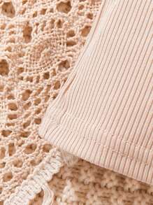 Bebé 3 piezas Top tank tejido de canalé - Multicolor - Ver 5