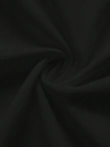 Manfinity BRENVOR Men 100% Cotton Solid V Neck Tee - Black - View 4