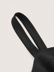 SHEIN MOD Solid Bustier Cami Dress