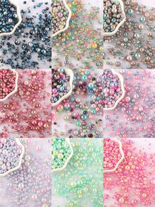 10克3-10毫米ABS人造珍珠珠圓形塑料亞克力間隔珠用於DIY珠寶製作尋找