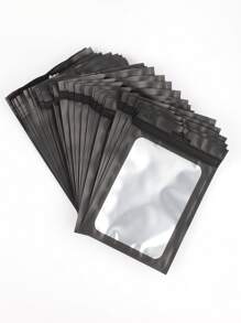 20入組/套鐳射自鎖可重新密封禮品袋適用於首飾類收納