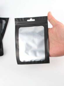 20入組/套鐳射自鎖可重新密封禮品袋適用於首飾類收納