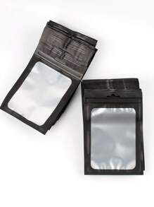 20入組/套鐳射自鎖可重新密封禮品袋適用於首飾類收納