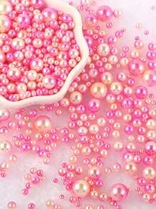 10克3-10毫米ABS人造珍珠珠圓形塑料亞克力間隔珠用於DIY珠寶製作尋找