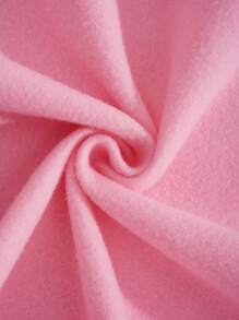 SHEIN Qutie Felpe orso e lettera foderato termico - Rosa - Visualizzare 5