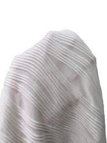 SHEIN Essnce 素色大圓領背心上衣 - 白色 - 查看 7