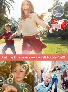 1入組火箭設計兒童泡泡機玩具 - 藍色 - 查看 6