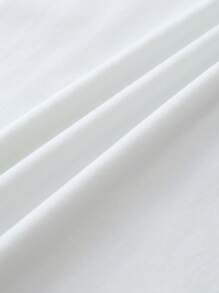 SHEIN LUNE Áo thun nữ Lá thư Nhiệt đới Giải trí - trắng - Xem 7