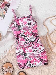 Đầm em bé Tim Lá thư - Nhiều màu - Xem 1