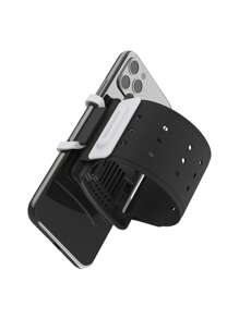 Two Tone Silicone Running Phone Bag - White - View 4