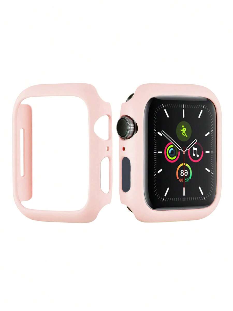 Solid Case Compatible With Apple Watch - Pink - View 1