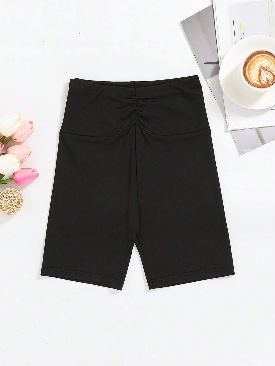 SHEIN Bé Gái Quần áo thể thao - màu đen - Xem 1