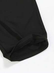 SHEIN Bé Gái Quần áo thể thao - màu đen - Xem 3