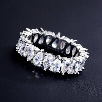 rakol Cubic Zirconia Decor Ring For Women For Party Banquet Wedding