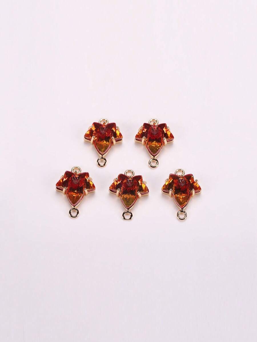 5 Cái/bộ Nhiều Màu Nhiều Mặt Nhân Tạo Hạt Thủy Tinh Pha Lê Cho Vòng Cổ, Vòng Tay Làm - Nhiều màu - Xem 1