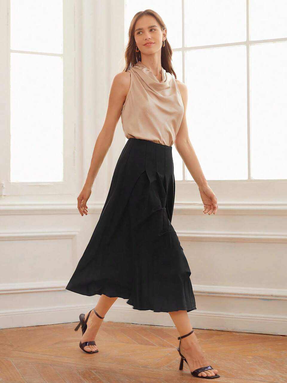 MOTF FLOWY & PLISSE SKIRT