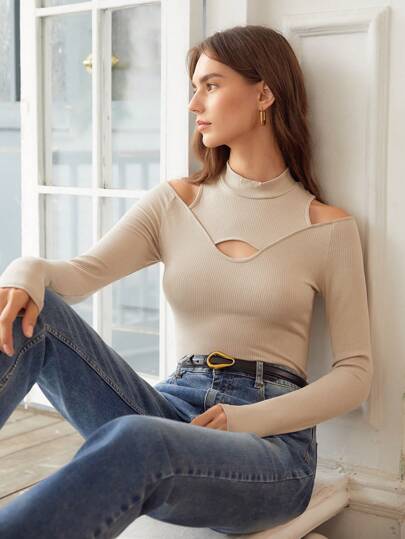 MOTF PREMIUM 粘膠纖維鏤空T恤