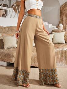 S BETRO Quần nữ Túi Dây kéo Bộ lạc Boho - Nhiều màu - Xem 5