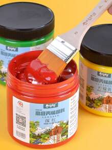 1入組100毫升/300毫升丙烯顏料，專業多用途丙烯顏料，適合學生，繪畫 - 駝色 - 查看 6